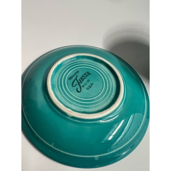 Four (4) sets of Fiesta Ware teacups and saucers - Set of 4 - Picture 6 of 8